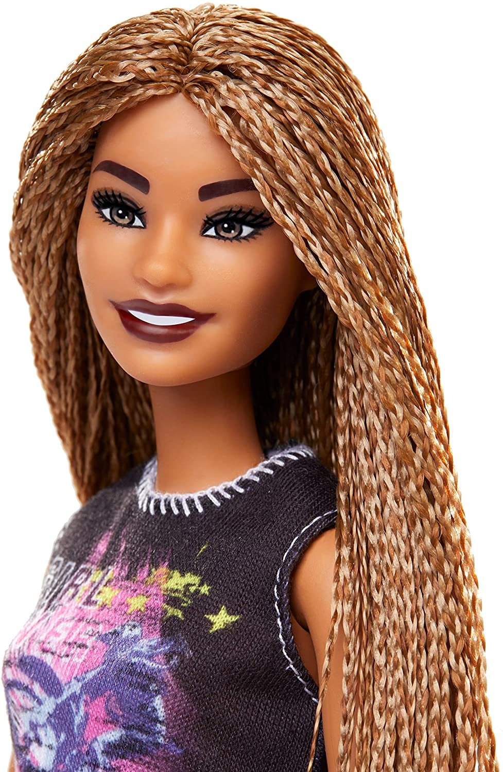 Lalka Barbie z plecionymi włosami - Barbie Fashionistas - FBR37 FXL56