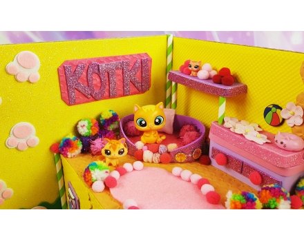 Domek dla Kociaków - LITTLEST PET SHOP - DIY Rainbow House