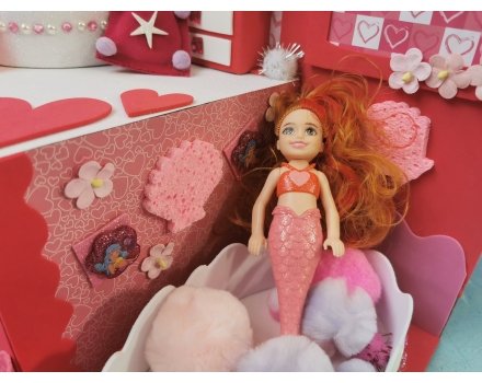 Domek dla Barbie - WALENTYNKOWA KRAINA - DIY Rainbow House