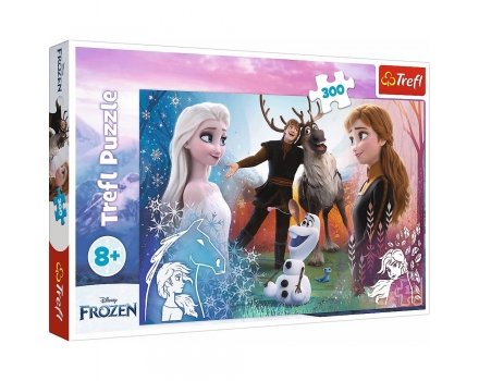 Trefl - Puzzle 300 el - Magiczny czas - Frozen 2 - 23006