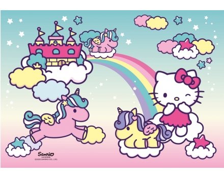 Puzzle 2x20 el. - Hello Kitty - SuperColor - Clementoni  -  24765