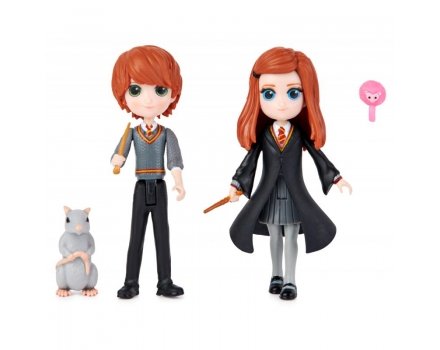 Ron i Ginny Weasley - 2x figurka - 7 cm - Wizarding World - Magical Minis - Harry Potter - Spin Master - 6061834