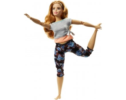 Barbie Made to Move - Fitness - Lalka kwiecista - Barbie Made to Move - FTG80 FTG84