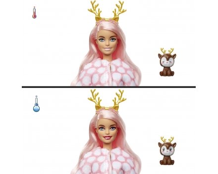 Barbie Cutie Reveal - Laka w przebraniu + Jelonek - HJL56 HJL61